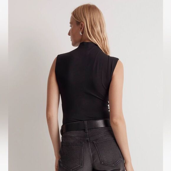 NWT Madewell Funnelneck Cropped Muscle Tee - Picture 5 of 7